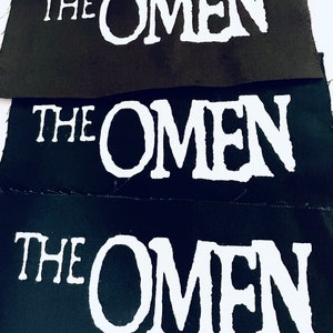 Omen patch color horror patches 666 satan lucifer damien cult classic must have !