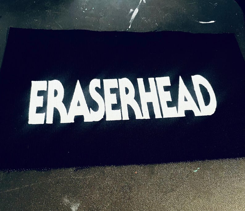 Eraserhead Patch , Horror Movie Patches in Color , Cult Classic Must ...
