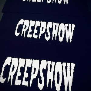 Creepshow patch , horror movie patches in color , horror cult classic must have !