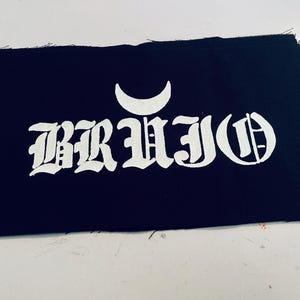 Brujo Witch Sew On Patch, Witchcraft, Mystical