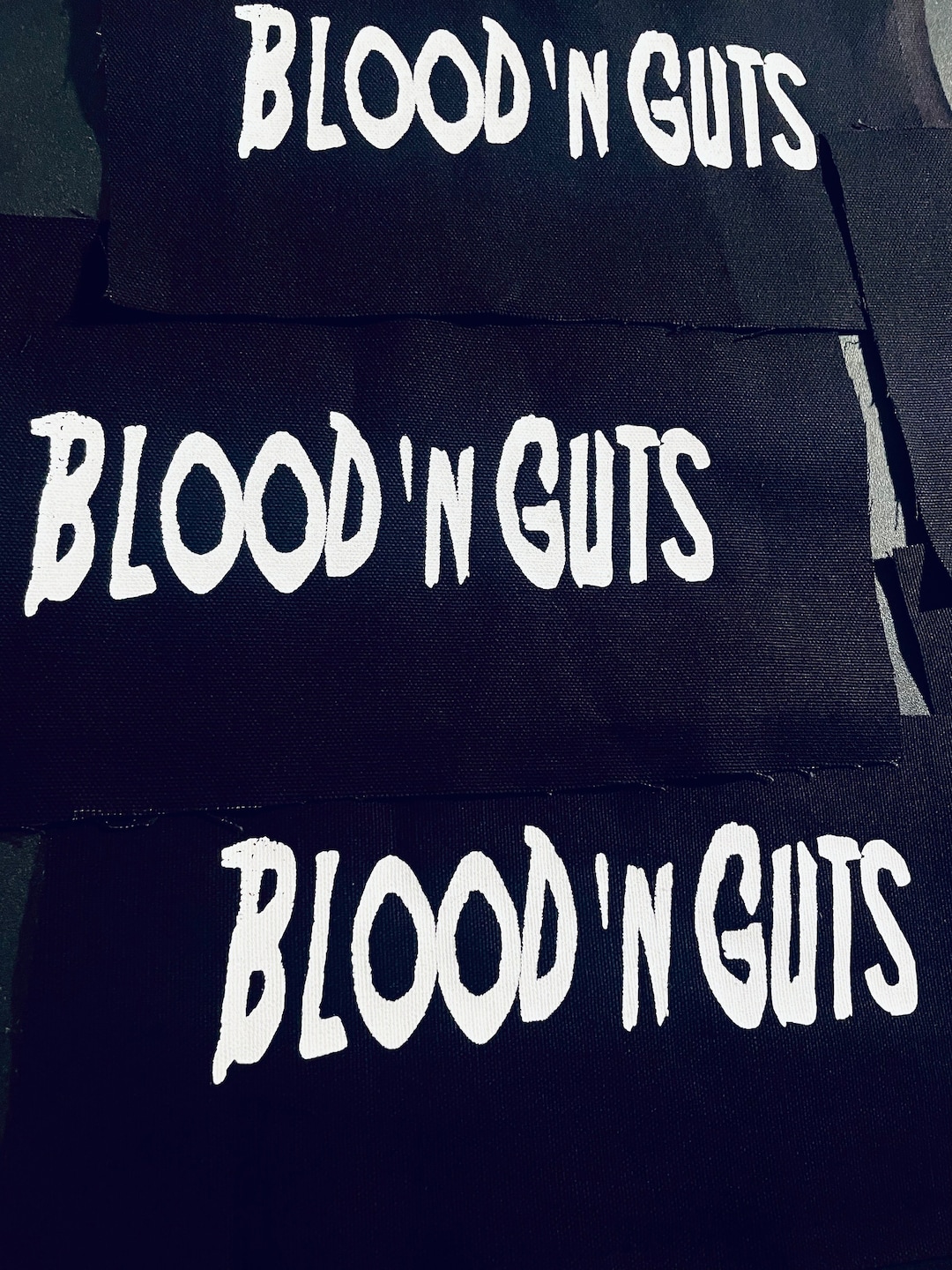 Blood N Guts Sew on Punk Patch , Macabre , Goth , Death , Gothic , Gore ,  Rated R BRUJAS Y VAMPIROS - Etsy, image size:1080x1440
