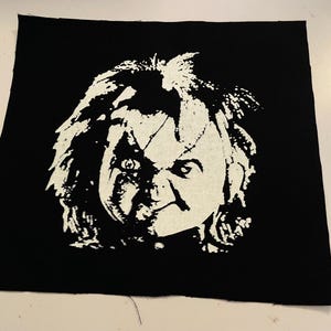 große Horrorfilm Aufnäher Slasher slasher 18x18 puppen slasher slasher Aufnäher 18x18cm