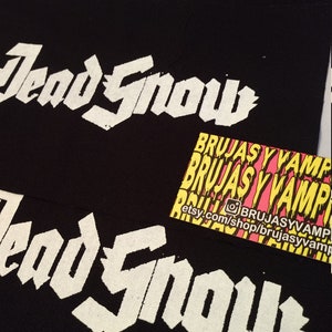 Död Snö-lapp | Skräckzombie-lapp | Död Snö-på-lapp