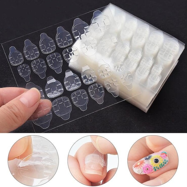 Glue on Fake Nails - Etsy