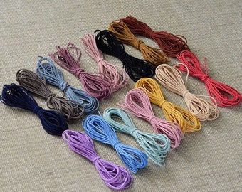 1.5mm Elastic hair cord rubber band,15 colors Safety Head rope Material,Diy Jewelry Making Hair craft supplies,hair band for child(7027-4)