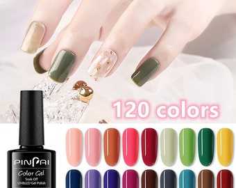 120 kleuren Nagel UV licht Polish 7.5ml Kleurrijke Afdrukken Vernis, vernis voor Nail Art Plate Stencil Olie (7015-40)