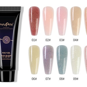 10 colors Nail Gel Nail Extension Gel,Poly gel,Natural Camouflage UV/LED Gel 15ml manicure(7015-7)