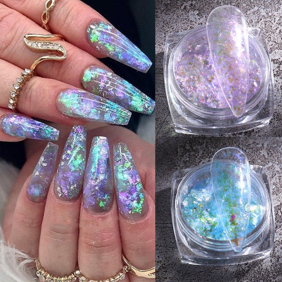 Nail glitter powder deals