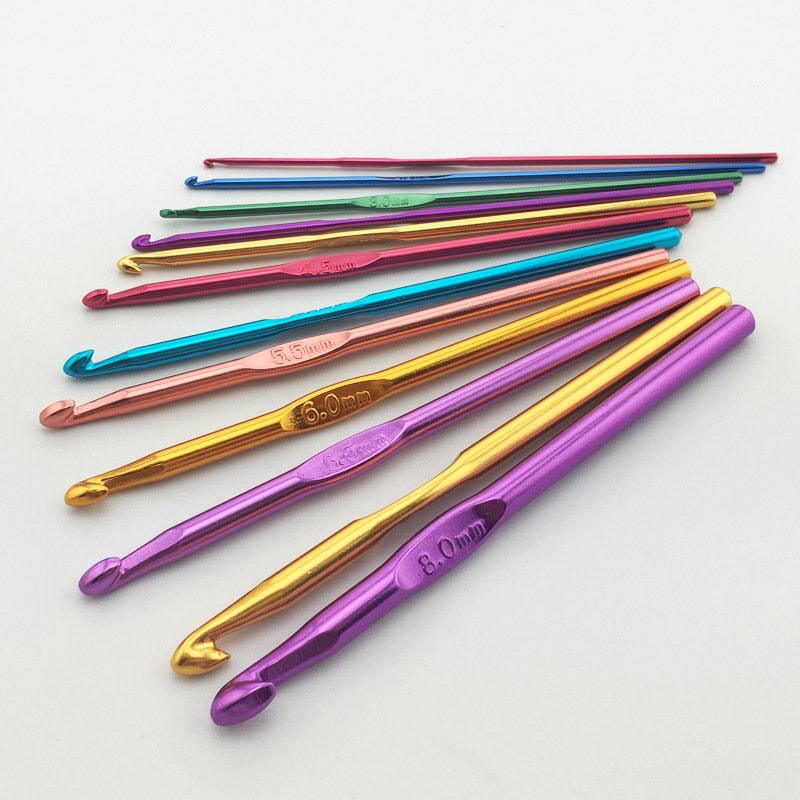 Crochet Hook Aluminum Crochet Hooks Sweater Knitting Needles - Temu