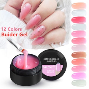 12 colors Nail Gel Nail Extension Bulider Gels Natural Camouflage UV/LED Gel 15ml manicure(7003-106)