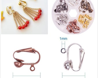 10pcs/Lot French Ear Clip DIY Handmade for Marking Jewelry Earrings Jewelry Finding Parts Wholesale Cheap & High Quality