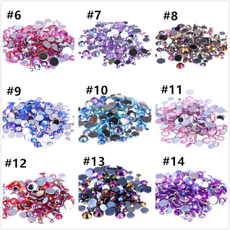 500 pcs AB color resin Rhinestones,flat back Wedding Dress Clothing Accessories,Nail art crystal decorations,Wholesale 7006-5