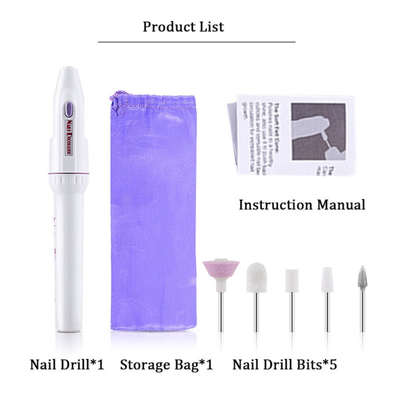 5 in 1 Electric Nail Polish Trimmer Kit Nail Trimming Tool Etsy