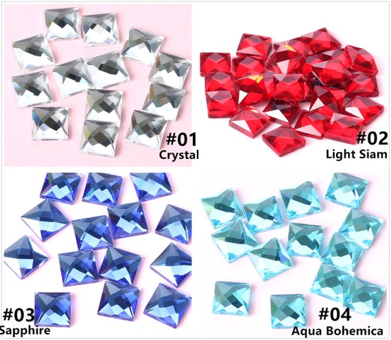 Crystal Rhinestones Glass Flatback - Temu