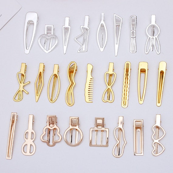 30 Style Hair Clips Stainless Steel Hairpin Blank Base for Diy - Etsy 30 Style Hair Clips Stainless Steel Hairpin Blank Base for Diy - Etsy