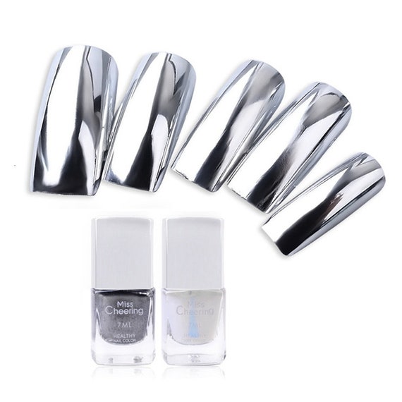 Nail Polish Art Long Lasting Metal Color 6ml Mirror Effect Plating Silver  Removeable Paste Stainless Steel Quick From Goddare, $13.49 | DHgate.Com