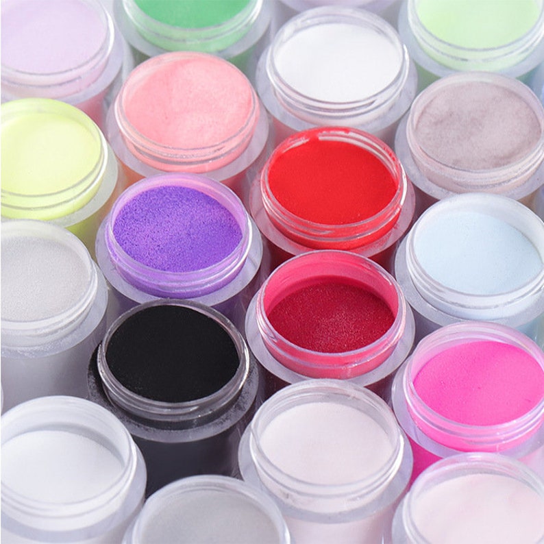 A Set of Acrylic Powder Poly Gel for Nail Polishcrystal - Etsy