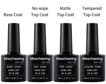 8ml Matte Top Coat Nail Polish Protect Nails No-wipe/Tempered Top Coat Semi Vernis Permanent Nail Art Base Soak off Gel Polish(7003-281)