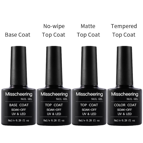 8ml Matte Top Coat Nail Polish Protect Nails No-wipe/Tempered Top Coat Semi Vernis Permanent Nail Art Base Soak off Gel Polish(7003-281)