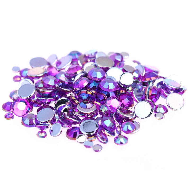 500 pcs AB color resin Rhinestones,flat back Wedding Dress Clothing Accessories,Nail art crystal decorations,Wholesale 7006-5