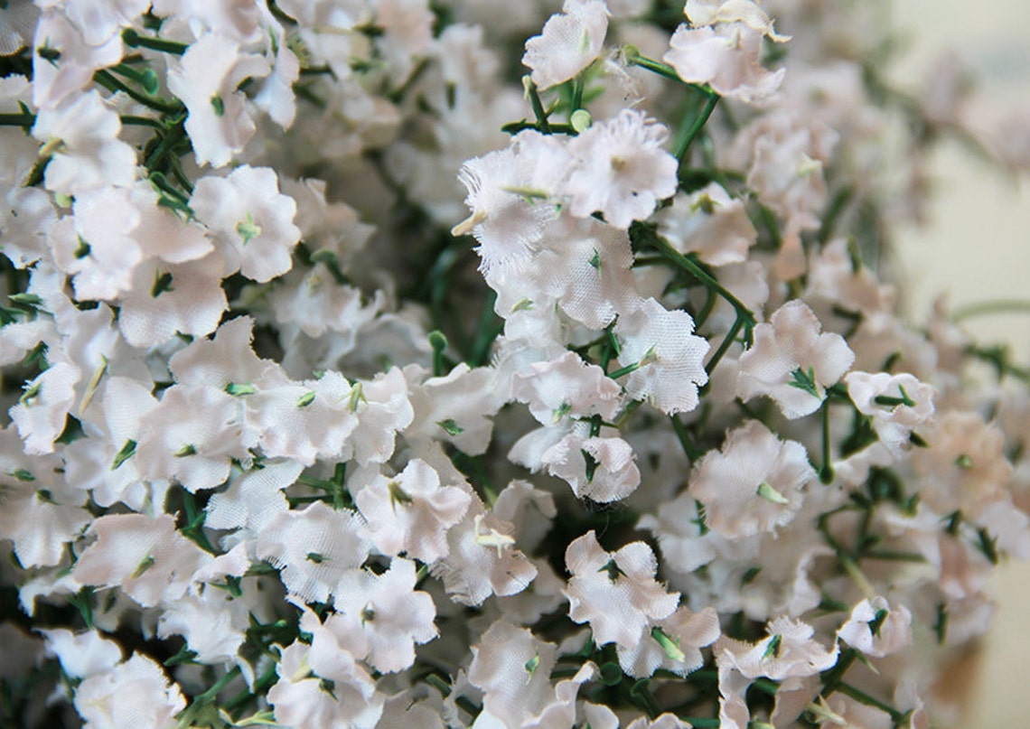 20 Bouquet Silk Baby's Breath Artificial Wedding Flowers Etsy
