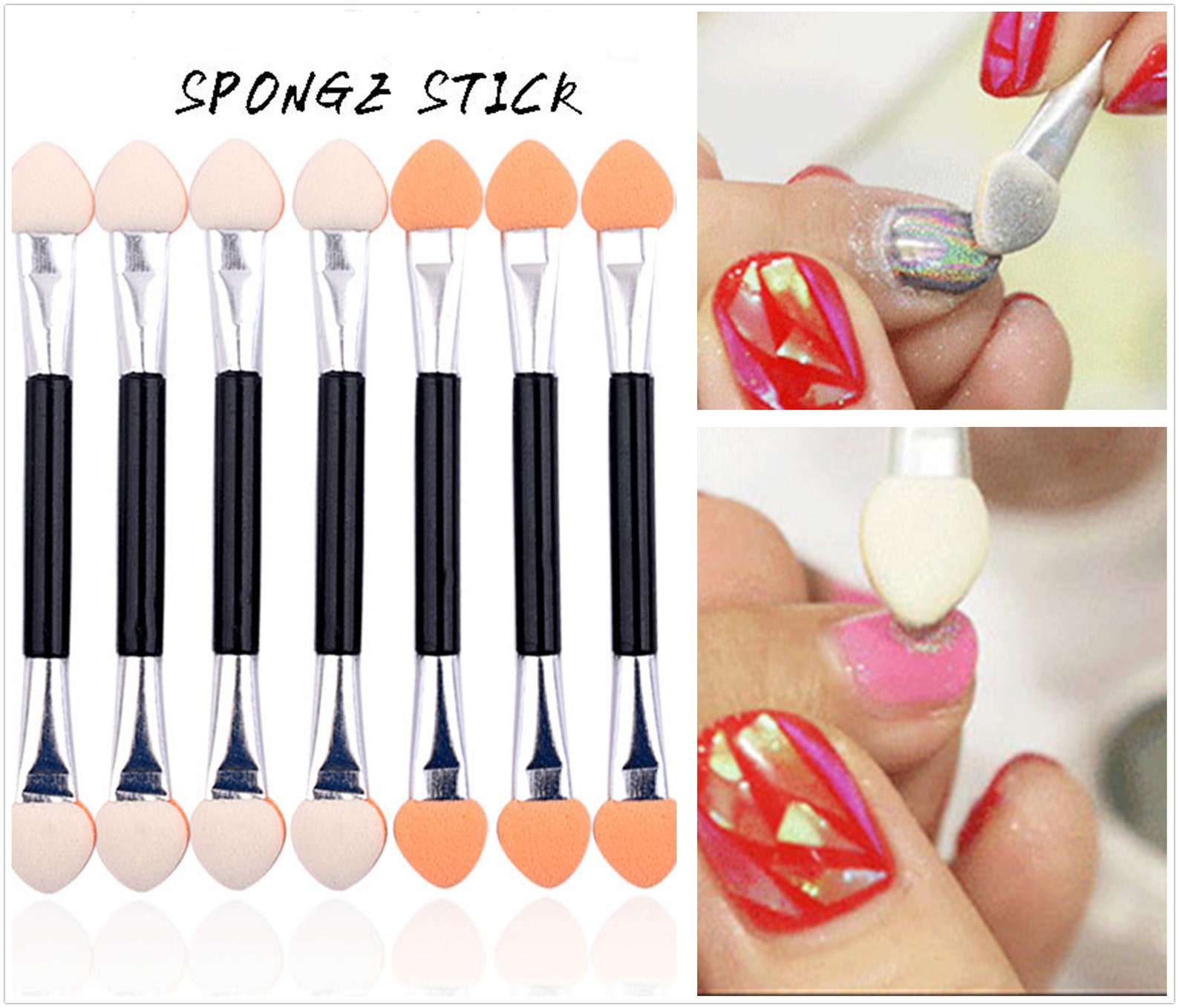 10 Pcs Eye Shadow Applicator Disposable Double Sides Eyeshadow Etsy