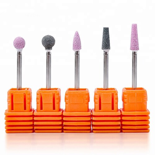 A Set of Nail Drill Bit Quartz Abrasive Tools Electric Drill Etsy