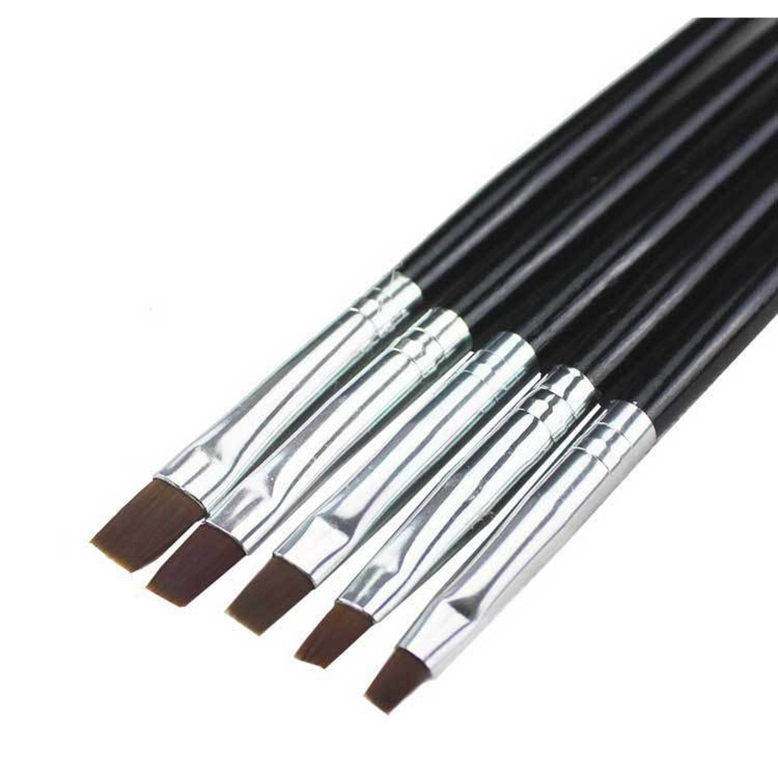 5 Pcs a Set Nail Art Brush Liner Painting Pen Drawing Manicure Brush