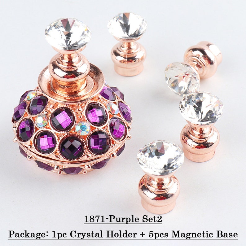 1pc Nail Holder 5 Tips Practice Training Display Etsy