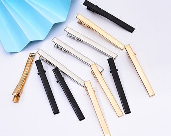 20/50 pcs Metal Hair clips,Alligator Clip,Flat Surface Setting Blank Hairpin,Cab Base,Blank Barrette,Jewelry Making,wholesale(7000-42)