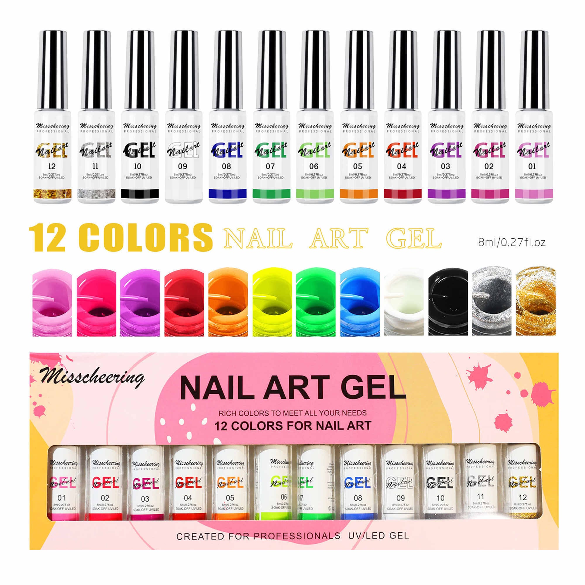 Acrylic Paint Set 10 Paint Brushes 12 Colors Art Craft Paint - Temu