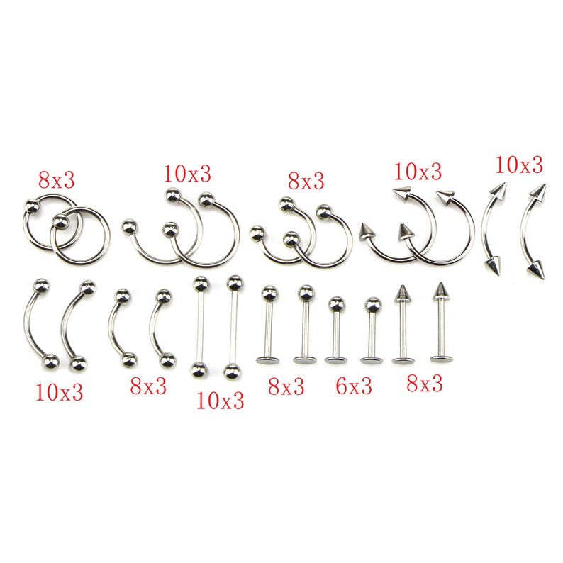 Piercing Body Kit Belly Ring Piercing Tongue Piercing Tongue Etsy