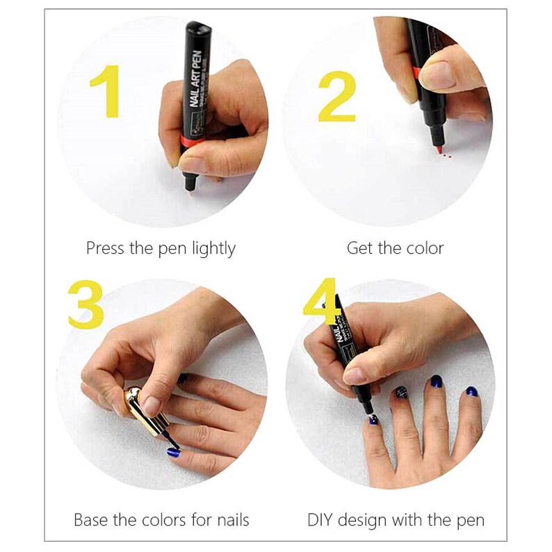 16 Colors Gel Nail Polish Pen Lazy Pen MultiColor Optional UV Etsy