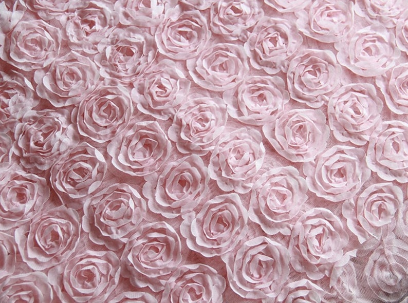 bridal lace fabric,3D flower lace fabric,fabric for bridal,for DIY dress,width 140 cm 86-6 Pinkblackmilk white wedding lace fabric
