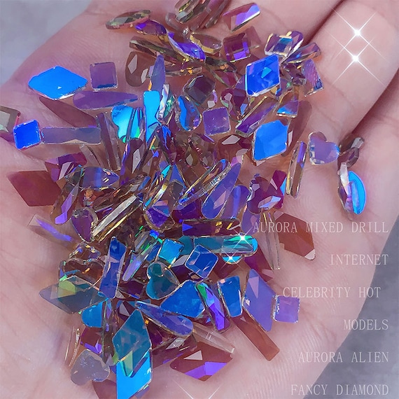 Wholesale Bling Mixed Around Shape Glass Big Crystal Nails Diamond  Rhinestones Packs for Nails - China Nail Diamond Rhinestones and Nail  Rhinestones Box price