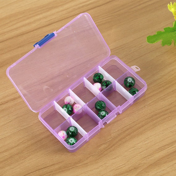 12 Grid Plastic Nail Tool Jewelry Storage Box Rhinestone Organizer  Container Case Nails Art Supplies