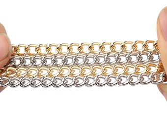 Cadena gruesa de moda americana, cadenas de hierro para collar,para la fabricación de joyas collar(7014-110)