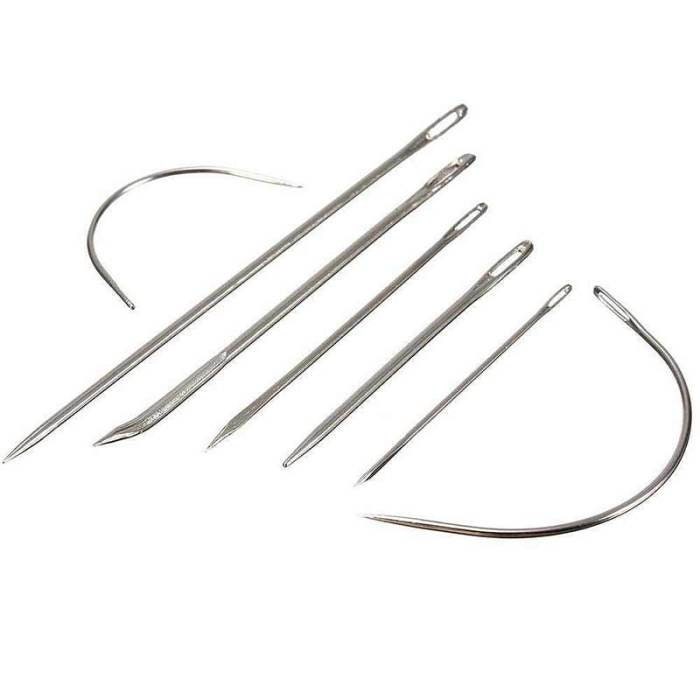 5 Heavy Curved Leather Point Needle - Royal Upholstery
