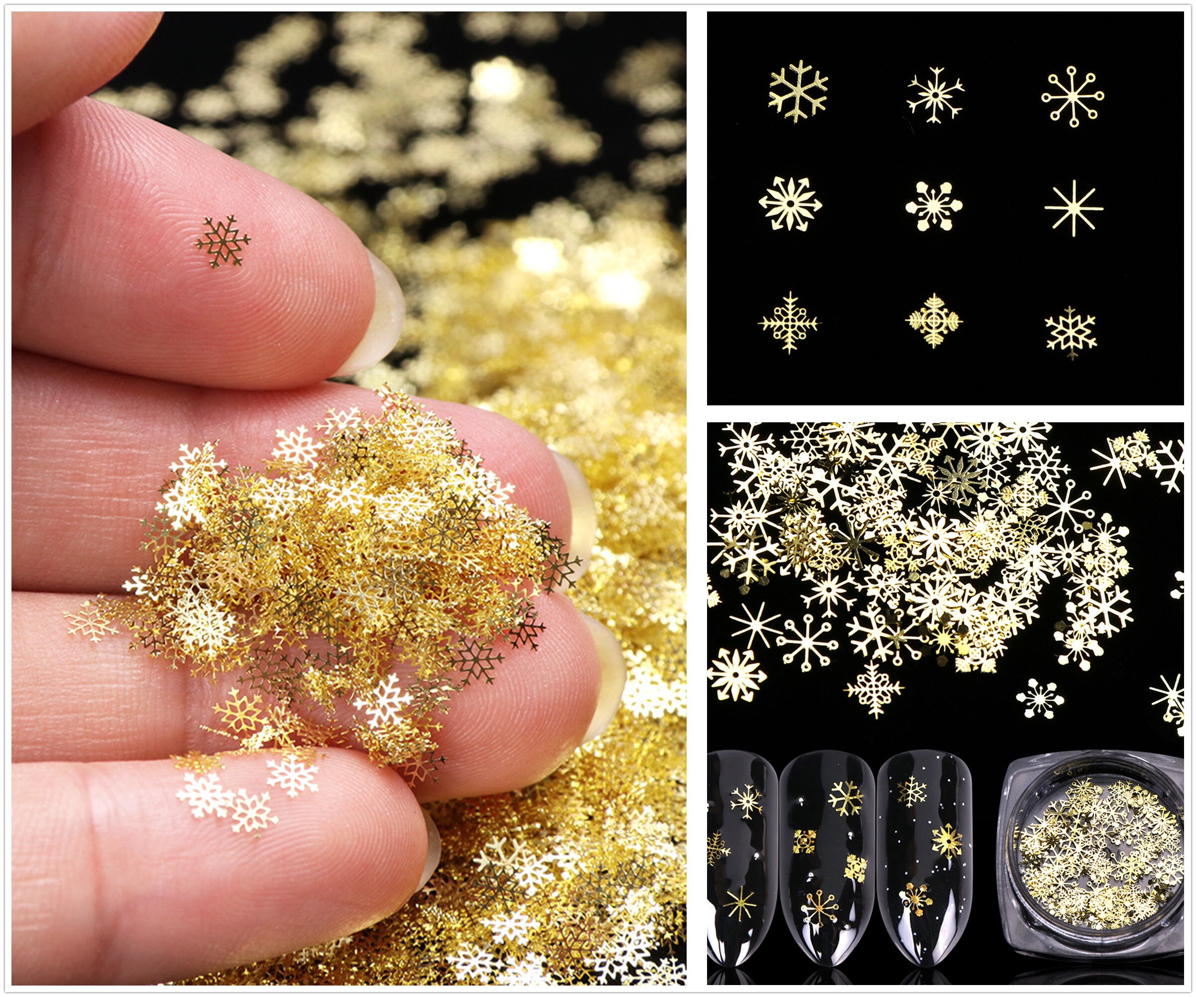 Decor Rhinestone Holographic Chunky Glitter Nails Art - Temu