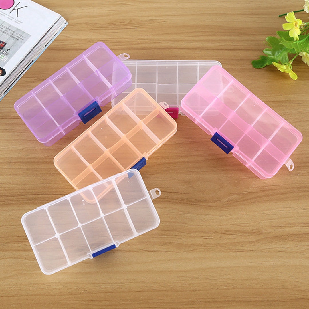 Flip Top 1.97 Inch Clear Bead Storage Containers for Leftover Diamond  Painting Drills, Seed, or Diamond Painting Organization Set of 100 