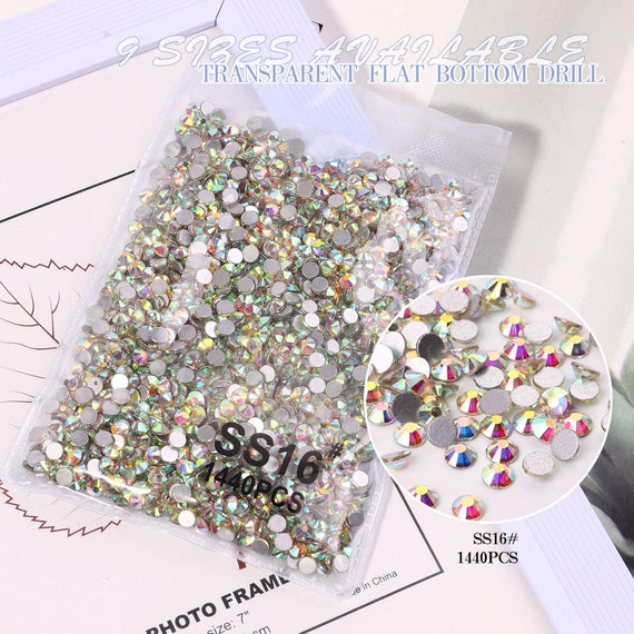 Flatback Rhinestones For Crafts Bulk Clear crystals White - Temu