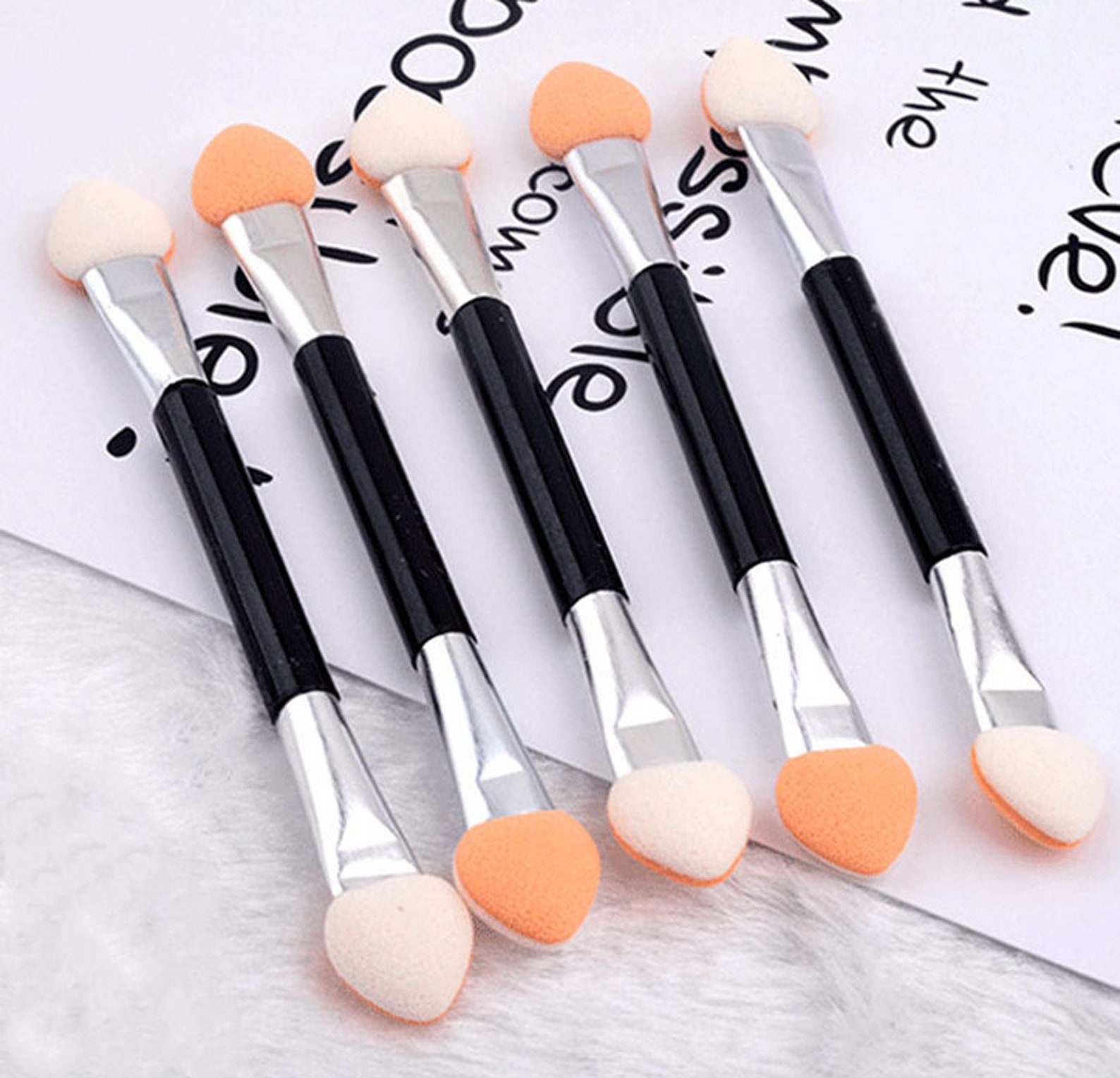 10 Pcs Eye Shadow Applicator Disposable Double Sides Eyeshadow Etsy