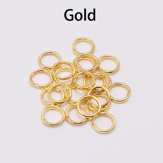 3-16mm Metal Single Round Jump Rings Split Rings Connectors For Diy Jewelry  Finding Making Necklace Bracelets Supplies Wholesale