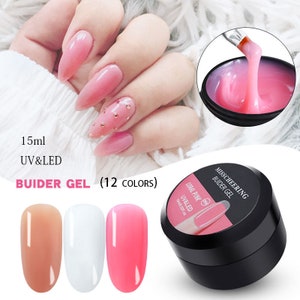 12 colors Nail Gel Nail Extension Bulider Gels Natural Camouflage UV/LED Gel 15ml manicure7003-106 image 2