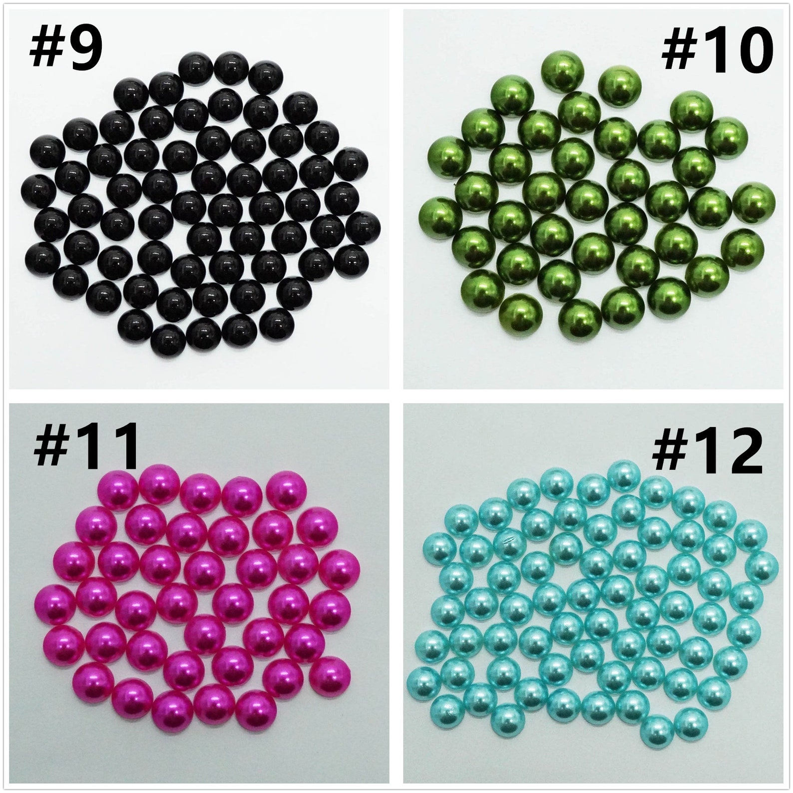 Perles Ovales Cristal Milflores 10x8 Mm – Lot De 21, Couleurs Mélangées Pour Bijoux DIY
