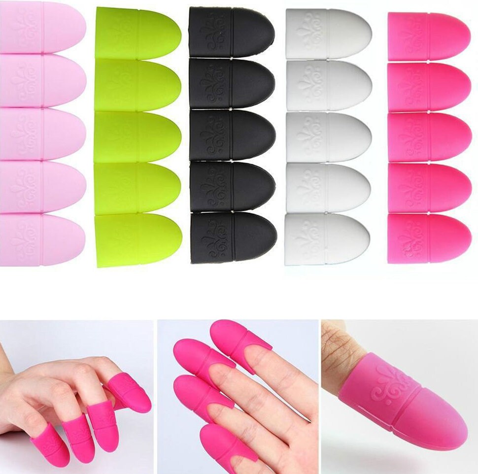 Mothinessto Silicone Fingers Tip Pads, Reusable Easy To Wear