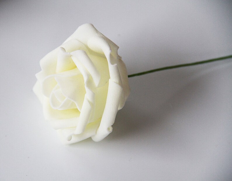 10 pieces/set Artificial Flowers, Wedding Flowers Supplies, Fake Foam Roses, Floral Wedding Decor Bridal Bouquet Flowers122-16 image 5