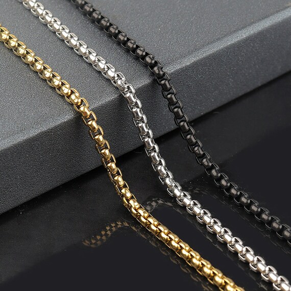 10pcs 5pcs Stainless Steel Snake Chain Necklace Chains for DIY Jewelry  Making Findings Pendants Chain Lobster Clasps Wholesale - AliExpress
