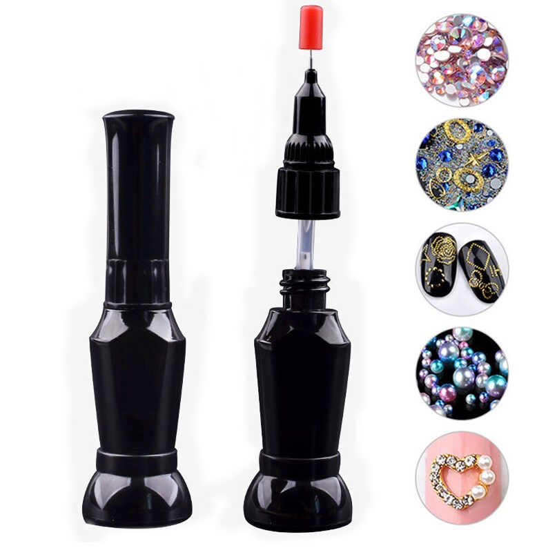 10ml Nail Art Glue UV Acrylic Rhinestones Nail Glue False Nail Etsy