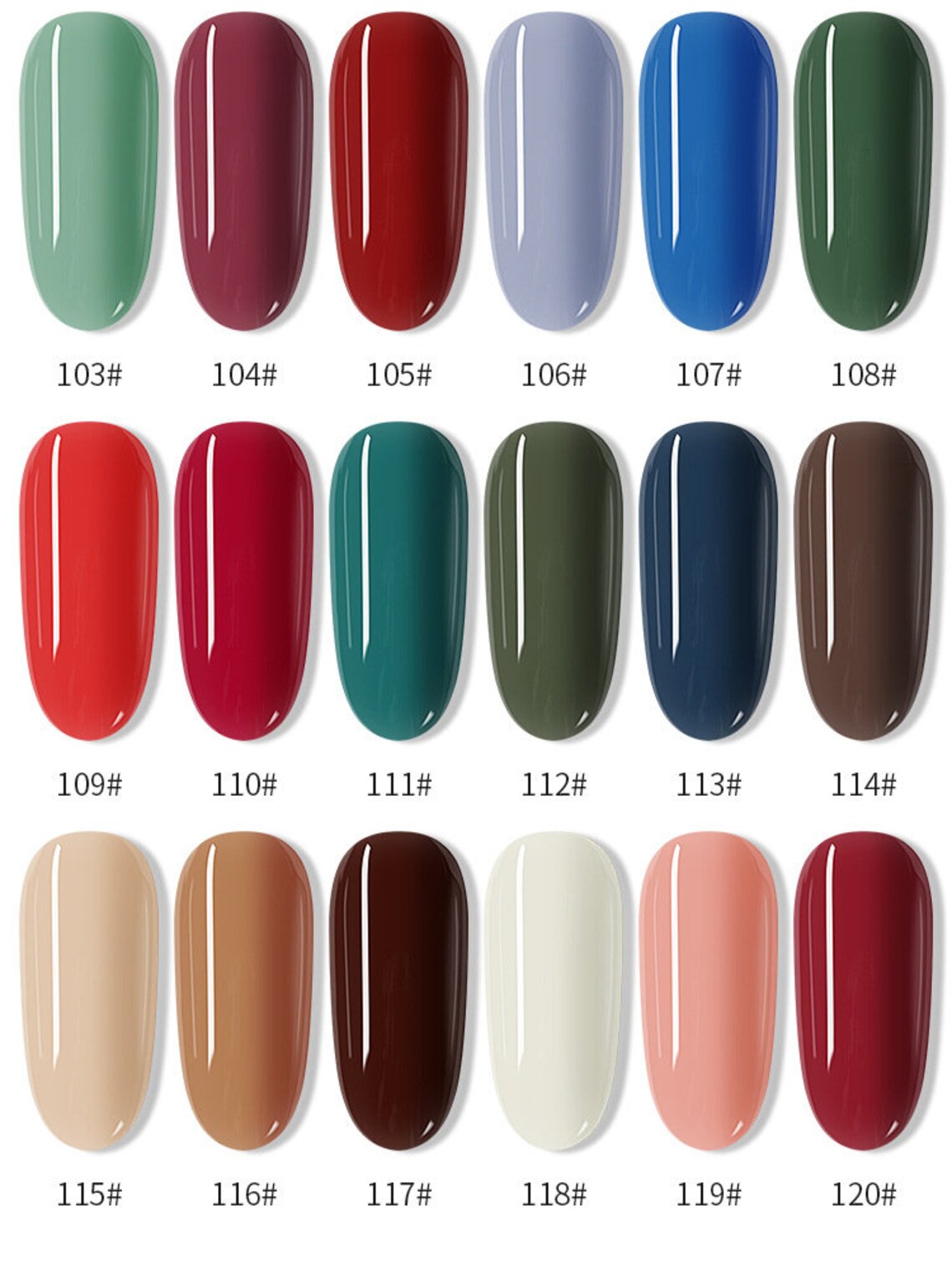 120 colors Nail Stamping Polish 7.5ml Colorful Printing image 7